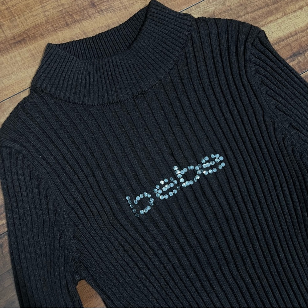SOLD!!! Y2K Bebe Longsleeve Top - Picture 2 of 4